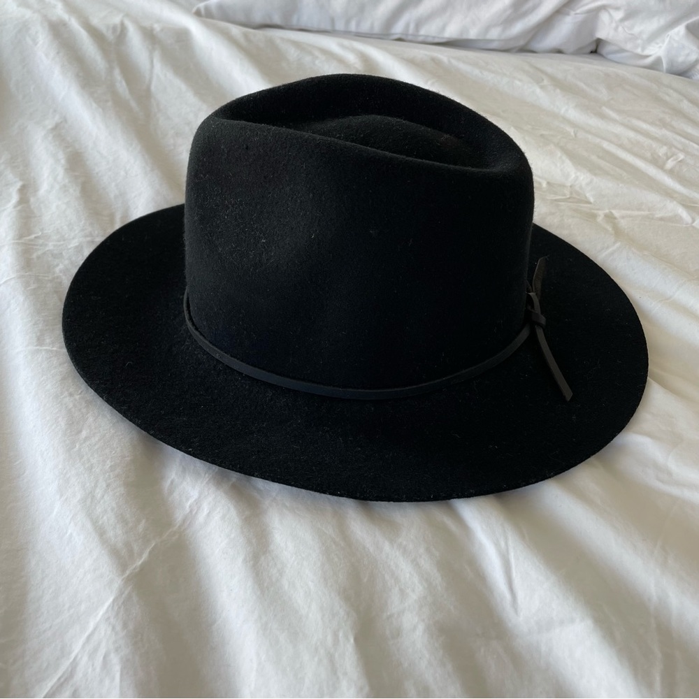 Brixton black fedora hat
